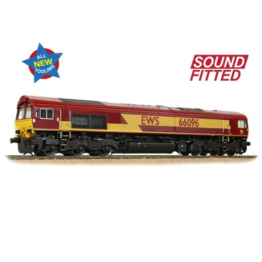 Bachmann Branchline 50-000ASF Class 66/0 66096 EWS Dcc Sound (OO Gauge) Free Postage