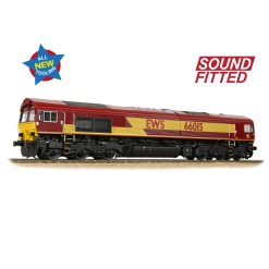 Bachmann Branchline 50-000SF Class 66/0 66015 EWS Dcc Sound (OO Gauge) Free Postage