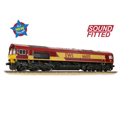 Bachmann Branchline 50-000SF Class 66/0 66015 EWS Dcc Sound (OO Gauge) Free Postage