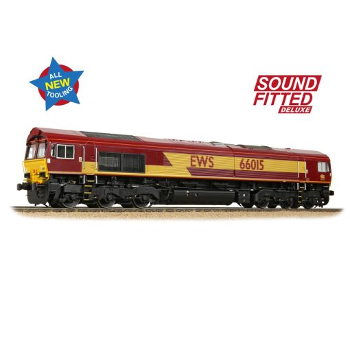 Bachmann Branchline 50-000SFX Class 66/0 66015 EWS Dcc Sound Deluxe (OO Gauge) Free Postage