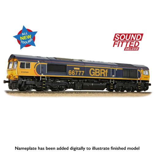 Bachmann Branchline 50-003ASFX Class 66/7 66777 'Annette' GBRf Europorte Dcc Sound Deluxe (OO Gauge) Free Postage
