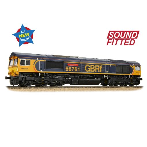 Bachmann Branchline 50-003SF Class 66/7 66761 'Wensleydale Railway Association' GBRf Europorte Dcc Sound (OO Gauge) Free Postage