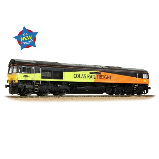 Bachmann Branchline 50-004A Class 66/8 66850 'David Maidment OBE' Colas Rail Freight Dcc Ready Plux 22 Socket (OO Gauge) Free Postage
