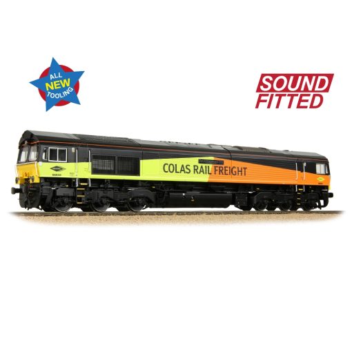 Bachmann Branchline 50-004ASF Class 66/8 66850 'David Maidment OBE' Colas Rail Freight Dcc Sound (OO Gauge) Free Postage
