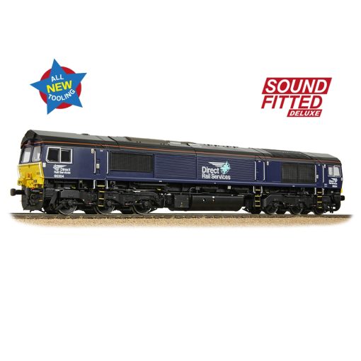 Bachmann Branchline 50-009SFX Class 66/3 66304 DRS Compass (Small Logo) Dcc Sound Deluxe (OO Gauge) Free Postage