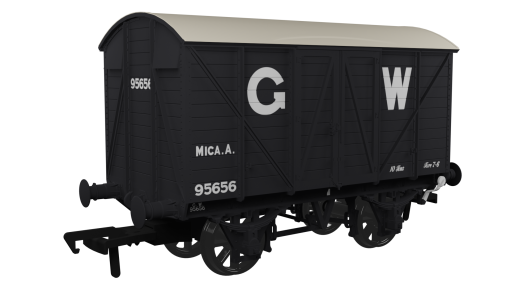 Rapido Trains 944029 Diagram X6 – Meat Van GWR MICA A No.95656 Era 3 (OO Gauge)