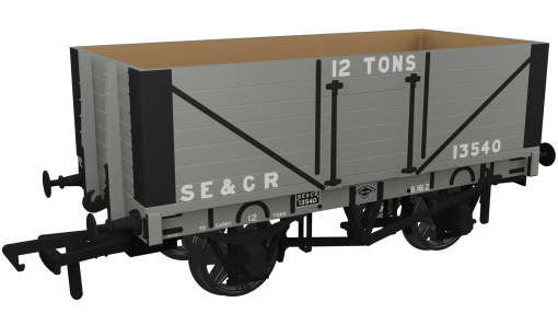 Rapido Trains 967402 RCH 1907 Private Owner 7 Plank Wagon SECR (Early) No.13540 Era 2 (OO Gauge)