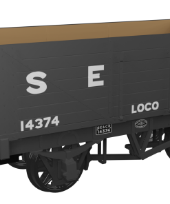 Rapido Trains 967405 RCH 1907 Private Owner 7 Plank Wagon SECR Loco Coal (Late) No.14374 Era 2 (OO Gauge)