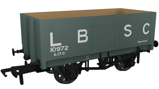 Rapido Trains 967406 RCH 1907 Private Owner 7 Plank Wagon LB&SCR No.10972 Era 2 (OO Gauge)