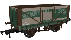 Rapido Trains 967416 RCH 1907 Private Owner 7 Plank Wagon BR PO (ex-Henry Hall and Son) Era 4 (OO Gauge)