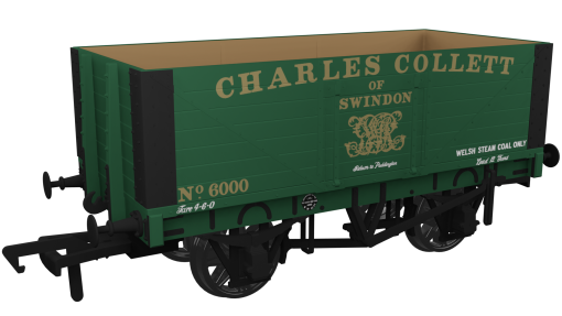 Rapido Trains 967429 RCH 1907 Private Owner 7 Plank Collett No.6000 Era 3 (OO Gauge)
