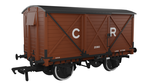 Rapido Trains 976002 CR Dia.67 10t Van – CR No.2080 Era 2 (OO Gauge)