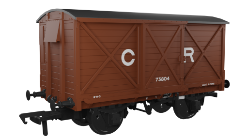 Rapido Trains 976003 CR Dia.67 10t Van – CR No.73804 Era 2 (OO Gauge)