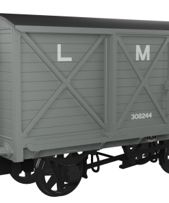 Rapido Trains 976005 CR Dia.67 10t Van – LMS (pre-36) No.308244 Era 3 (OO Gauge)