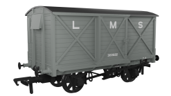 Rapido Trains 976007 CR Dia.67 10t Van – LMS (pre-36) No.300682 Era 3 (OO Gauge)