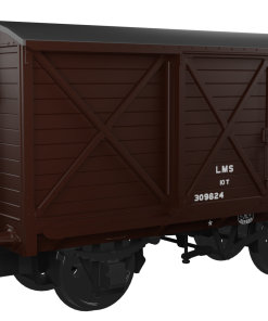 Rapido Trains 976010 CR Dia.67 10t Van – LMS (post-36) No.309824 Era 3 (OO Gauge)