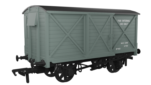 Rapido Trains 976019 CR Dia.67 10t Van – RNAD No.40 Era 4/5 (OO Gauge)