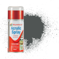 Humbrol AD6027 Acrylic No 27 Sea Grey Matt Modellers Spray 150ml
