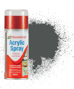 Humbrol AD6027 Acrylic No 27 Sea Grey Matt Modellers Spray 150ml