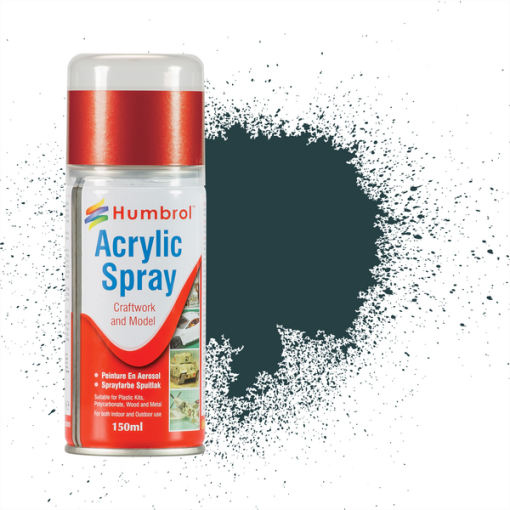 Humbrol AD6067 Acrylic No 67 Tank Grey Matt Modellers Spray 150ml