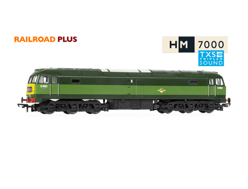 Hornby R30182TXS RailRoad Plus BR, Class 47, Co-Co, D1683 - Era 6 Dcc Sound (OO Gauge)
