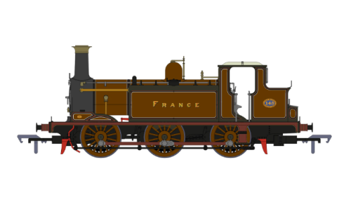 Rapido Trains 936001 E1 No.145 ‘France’, LBSCR Improved Engine Green (OO Gauge)