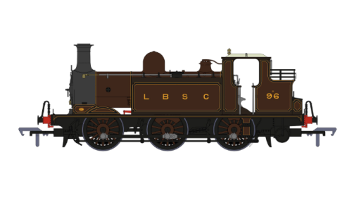 Rapido Trains 936005 E1 No.B96 LBSCR Marsh Umber (OO Gauge)