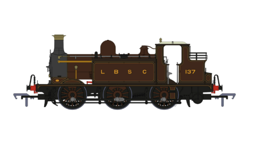 Rapido Trains 936006 E1 No.137 LBSCR Marsh Umber (OO Gauge)