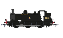 Rapido Trains 936010 E1 No.32138 BR Black (early) (OO Gauge)