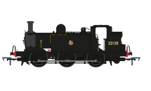 Rapido Trains 936010 E1 No.32138 BR Black (early) (OO Gauge)