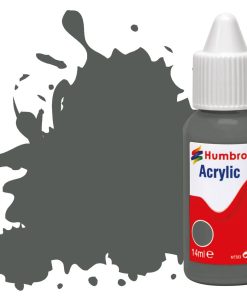 Humbrol Acrylic Dropper Bottle DB0001 No 001 Grey Primer - Matt 14ml