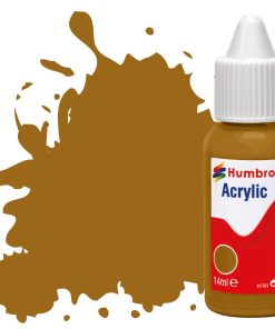 Humbrol Acrylic Dropper Bottle DB0026 No 026 Khaki - Matt 14ml