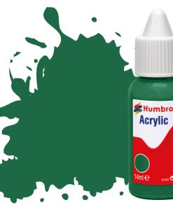 Humbrol Acrylic Dropper Bottle DB0030 No 030 Dark Green - Matt 14ml