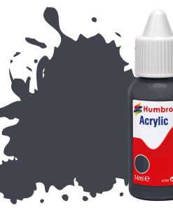 Humbrol Acrylic Dropper Bottle DB0032 No 032 Dark Grey - Matt 14ml