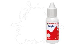 Humbrol Acrylic Dropper Bottle DB0034 No 034 White - Matt 14ml