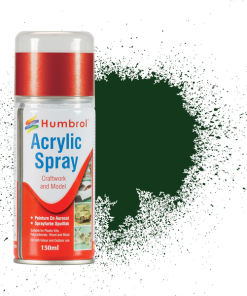 Humbrol AD6239 Acrylic No 239 British Racing Green Gloss Modellers Spray 150ml