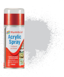 Humbrol AD6011 Acrylic No 11 Silver Metallic Modellers Spray 150ml