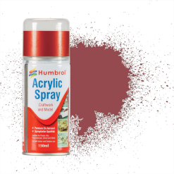 Humbrol AD6073 Acrylic No 73 Wine Matt Modellers Spray 150ml