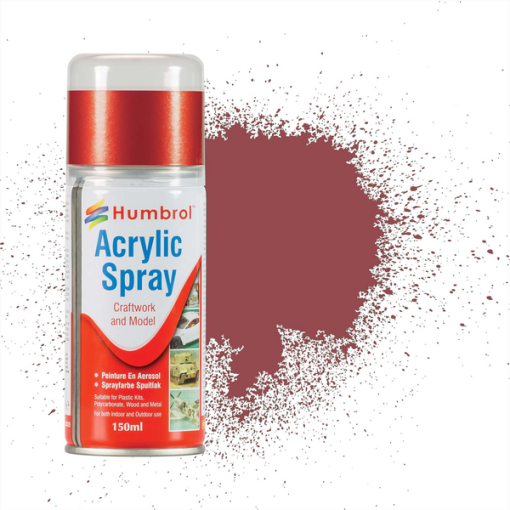 Humbrol AD6073 Acrylic No 73 Wine Matt Modellers Spray 150ml