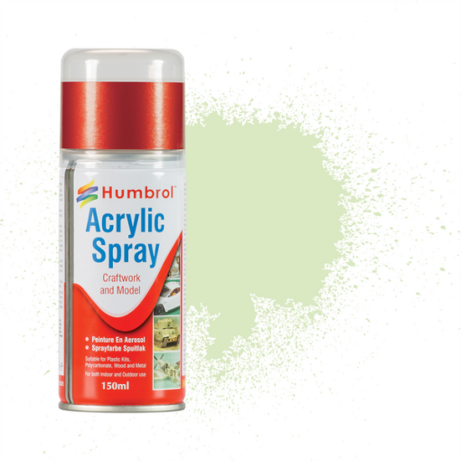Humbrol AD6090 Acrylic No 90 Beige Green Matt Modellers Spray 150ml