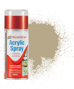 Humbrol AD6237 Acrylic No 237 Desert Tan Matt Modellers Spray 150ml