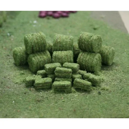 Tasma Products 00925 Hay Bales (10) Round (15) Rectangle (N Gauge)
