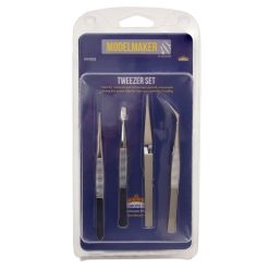 Model Maker MM005 Tweezer Set (4 Pcs)
