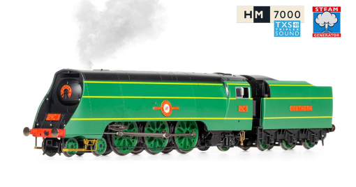 Hornby R30399SS SR - Merchant Navy Class - 21C1 'Channel Packet' (With Steam Generator) Dcc Sound ERA 3 (OO Gauge) Free Postage