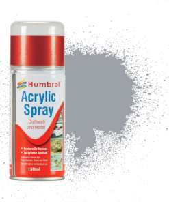 Humbrol AD6165 Acrylic No 165 Medium Sea Grey Satin Modellers Spray 150ml