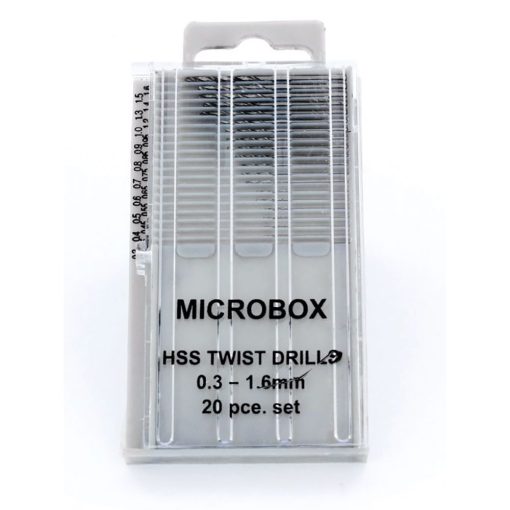 Model Maker MM019 20 Piece Microbox Drill Set (0.3-1.6mm)
