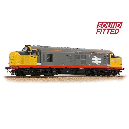 Bachmann Branchline 35-305SF Class 37/0 Centre Headcode 37371 BR Railfeight (Red Stripe) Dcc Sound (OO Gauge)