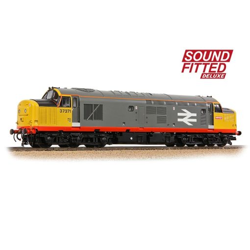 Bachmann Branchline 35-305SFX Class 37/0 Centre Headcode 37371 BR Railfeight (Red Stripe) Dcc Sound Deluxe (OO Gauge)