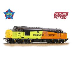 Bachmann Branchline 35-310SF Class 37/0 Centre Headcode 37175 Colas Rail Dcc Sound (OO Gauge)