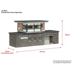 Alternative view of Graham Farish 42-064Z Kent Coast Signal Box (N Gauge)